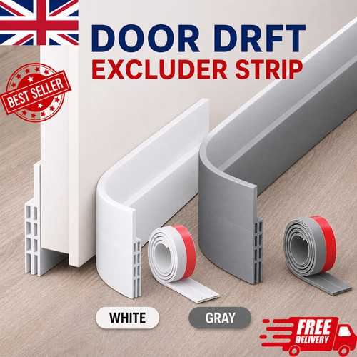 Door draft excluder - excluder, strip