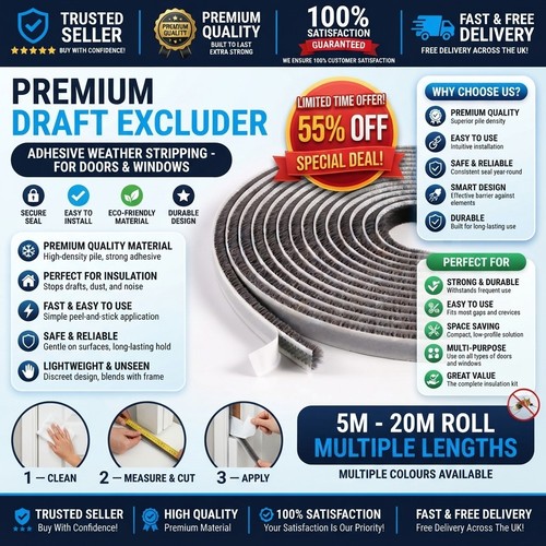 10m self adhesive - 5-10m, draught