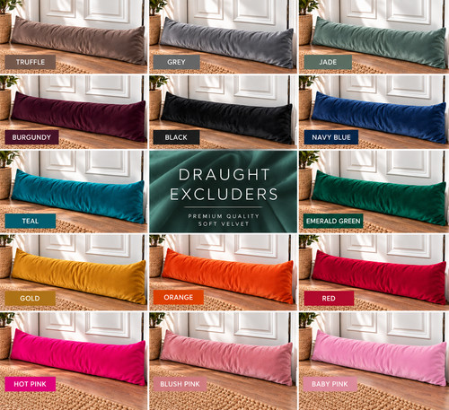 Plush velvet fabric draught - plush,