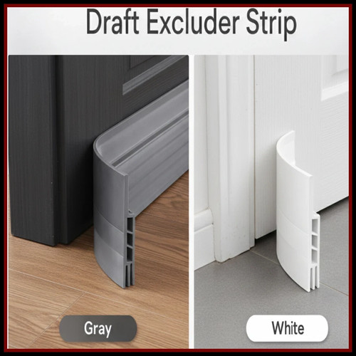 Door draft excluder - draft, self