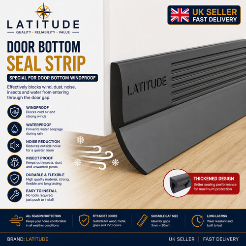 Door draft excluder - door, strip