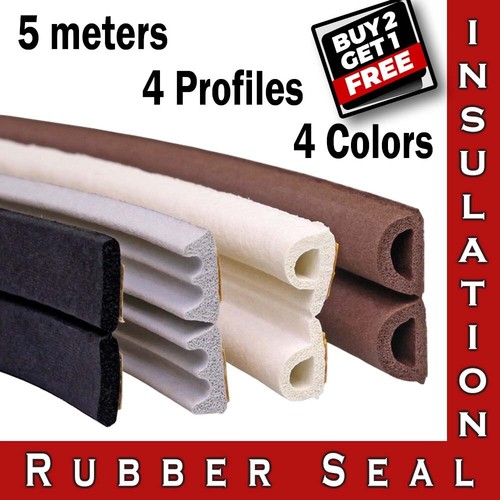 Draught excluder seal - excluder, 5m