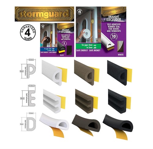 Rubber draught excluder - draught,